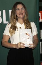 DREW BARRYMOORE at Wildflower Book Signing at Barnes & Noble in New York 10/27/2015