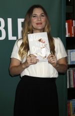 DREW BARRYMOORE at Wildflower Book Signing at Barnes & Noble in New York 10/27/2015