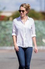 DYLEN PENN on the Set of Extra in Los Angeles 10/19/2015