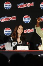 ELIZA DUSHKU at Banshee Panel at Comic-con in New York 10/08/2015