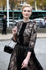 ELIZABETH DEBICKI at Miu Miu Fashion Show in Paris 10/06/2015