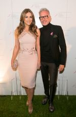 ELIZABETH HURLEY at Estee Lauder Breast Cancer Awareness Campaign in London 10/09/2015