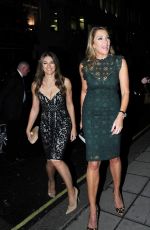 ELIZABETH HURLEY Heading to a Book Launch at Christies in London 10/07/2015