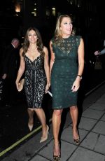 ELIZABETH HURLEY Heading to a Book Launch at Christies in London 10/07/2015