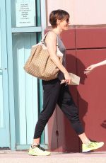 ELLE FANNING at a Gym in Los Angeles 10/17/2015