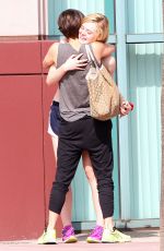 ELLE FANNING at a Gym in Los Angeles 10/17/2015