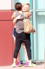 ELLE FANNING at a Gym in Los Angeles 10/17/2015