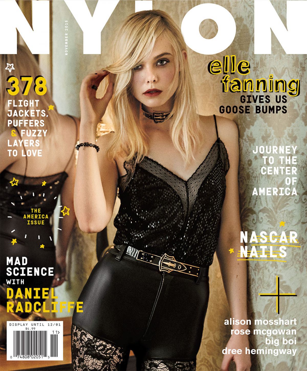 ELLE FANNING in Nylon Magazine, November 2015 Issue
