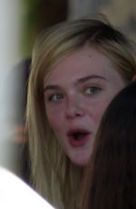 ELLE FANNING on the Set of 20th Century Women in Los Angeles 09/30/2015