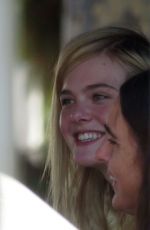 ELLE FANNING on the Set of 20th Century Women in Los Angeles 09/30/2015