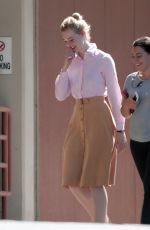 ELLE FANNING on the Set of 20th Century Women in Los Angeles 10/01/2015