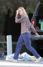 ELLE FANNING on the Set of 20th Century Women in Los Angeles 10/01/2015