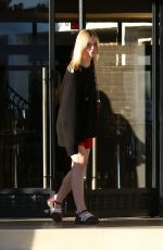 ELLE FANNING Out and About in Beverly Hills 10/29/2015