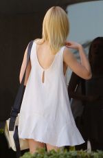 ELLE FANNING Out and About in Hollywood 10/08/2015