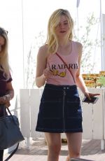 ELLE FANNING Out and About in Toluca Lake 10/10/2015