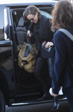 ELLEN PAGE Arrives at LAX Airport in Los Angeles 10/06/2015