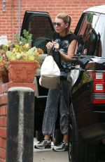 ELLEN POMPEO Out and About in Brentwood 10/17/2015