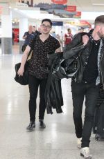ELLIE GOULDING at Airport in Melbourne 10/04/2015