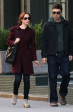 ELLIE KEMPER and Michael Koman Out and About in New York 10/04/2015