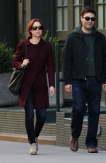 ELLIE KEMPER and Michael Koman Out and About in New York 10/04/2015