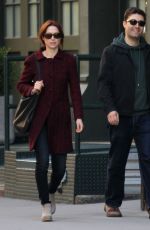 ELLIE KEMPER and Michael Koman Out and About in New York 10/04/2015