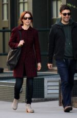 ELLIE KEMPER and Michael Koman Out and About in New York 10/04/2015