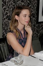 EMILY BLUNT at Variety 10 To Watch Mentor Brunch at Hamptons International Film Festival 10/11/2015