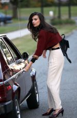 EMILY RATAJKOWSKI on the Set of Cruise in New York 10/20/2015