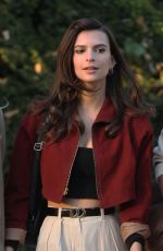 EMILY RATAJKOWSKI on the Set of Cruise in New York 10/20/2015