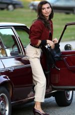 EMILY RATAJKOWSKI on the Set of Cruise in New York 10/20/2015