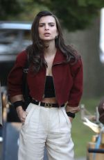EMILY RATAJKOWSKI on the Set of Cruise in New York 10/20/2015