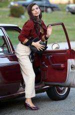 EMILY RATAJKOWSKI on the Set of Cruise in New York 10/20/2015
