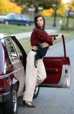 EMILY RATAJKOWSKI on the Set of Cruise in New York 10/20/2015