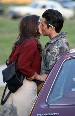 EMILY RATAJKOWSKI on the Set of Cruise in New York 10/20/2015