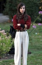 EMILY RATAJKOWSKI on the Set of Cruise in New York 10/20/2015