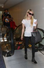 EMMA ROBERTS Arrives at Los Angeles Internatiobal Airport 10/19/2015