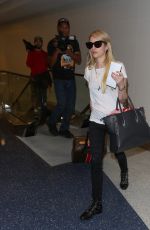 EMMA ROBERTS Arrives at Los Angeles Internatiobal Airport 10/19/2015