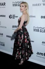 EMMA ROBERTS at amfAR