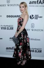 EMMA ROBERTS at amfAR