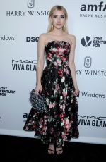 EMMA ROBERTS at amfAR