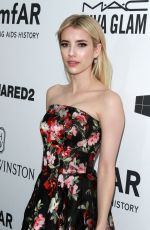 EMMA ROBERTS at amfAR