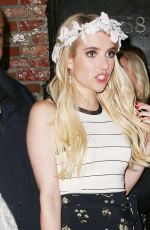 EMMA ROBERTS Leaves Teen Vogue Party in New York 10/23/2015