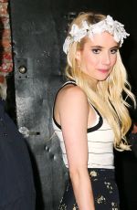 EMMA ROBERTS Leaves Teen Vogue Party in New York 10/23/2015