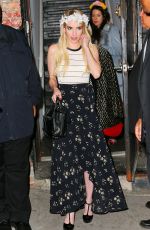 EMMA ROBERTS Leaves Teen Vogue Party in New York 10/23/2015