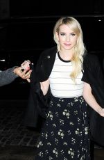 EMMA ROBERTS Leaves Teen Vogue Party in New York 10/23/2015