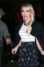 EMMA ROBERTS Leaves Teen Vogue Party in New York 10/23/2015