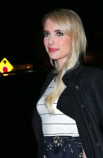 EMMA ROBERTS Leaves Teen Vogue Party in New York 10/23/2015