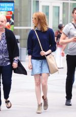EMMA STONE and Her Mother Krista Out in Hollywood 10/18/2015