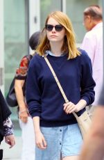 EMMA STONE and Her Mother Krista Out in Hollywood 10/18/2015