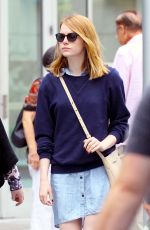 EMMA STONE and Her Mother Krista Out in Hollywood 10/18/2015